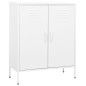 Lagerschrank Weiß 80x35x101,5 cm Stahl Lagerschrank Weiß 80x35x101,5 cm Stahl