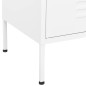 Lagerschrank Weiß 80x35x101,5 cm Stahl Lagerschrank Weiß 80x35x101,5 cm Stahl