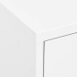 Lagerschrank Weiß 80x35x101,5 cm Stahl Lagerschrank Weiß 80x35x101,5 cm Stahl