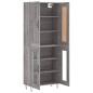 Highboard Grau Sonoma 69,5x34x180 cm Holzwerkstoff Highboard Grau Sonoma 69,5x34x180 cm Holzwerkstoff