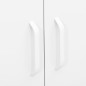 Lagerschrank Weiß 80x35x101,5 cm Stahl Lagerschrank Weiß 80x35x101,5 cm Stahl