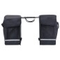 vidaXL Doppel-Fahrradtasche für Gepäckträger Wasserdicht 35 L Schwarz vidaXL Doppel-Fahrradtasche für Gepäckträger Wasserdicht 35 L Schwarz