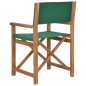 Regiestuhl Massivholz Teak Grün Regiestuhl Massivholz Teak Grün
