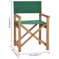 Regiestuhl Massivholz Teak Grün Regiestuhl Massivholz Teak Grün