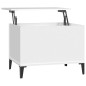 vidaXL Couchtisch Weiß 60x44,5x45 cm Holzwerkstoff vidaXL Couchtisch Weiß 60x44,5x45 cm Holzwerkstoff