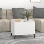 vidaXL Couchtisch Weiß 60x44,5x45 cm Holzwerkstoff vidaXL Couchtisch Weiß 60x44,5x45 cm Holzwerkstoff