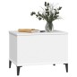 vidaXL Couchtisch Weiß 60x44,5x45 cm Holzwerkstoff vidaXL Couchtisch Weiß 60x44,5x45 cm Holzwerkstoff