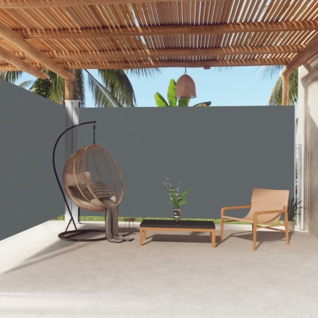 vidaXL Seitenmarkise Ausziehbar Anthrazit 200x600 cm