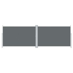 vidaXL Seitenmarkise Ausziehbar Anthrazit 200x600 cm