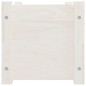 Pflanzkübel 2 Stk. Weiß 60x31x31 cm Massivholz Kiefer Pflanzkübel 2 Stk. Weiß 60x31x31 cm Massivholz Kiefer