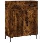 Highboard Räuchereiche 69,5x34x180 cm Holzwerkstoff Highboard Räuchereiche 69,5x34x180 cm Holzwerkstoff