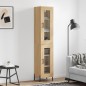 Highboard Sonoma-Eiche 34,5x34x180 cm Holzwerkstoff Highboard Sonoma-Eiche 34,5x34x180 cm Holzwerkstoff