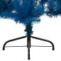 Künstlicher Halb-Weihnachtsbaum mit Ständer Blau 210 cm PVC Künstlicher Halb-Weihnachtsbaum mit Ständer Blau 210 cm PVC