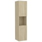 vidaXL Badezimmerschrank Sonoma-Eiche 30x30x130 cm Holzwerkstoff vidaXL Badezimmerschrank Sonoma-Eiche 30x30x130 cm Holzwerkstoff