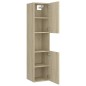 vidaXL Badezimmerschrank Sonoma-Eiche 30x30x130 cm Holzwerkstoff vidaXL Badezimmerschrank Sonoma-Eiche 30x30x130 cm Holzwerkstoff