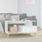 Couchtisch Weiß 90x49x45 cm Holzwerkstoff Couchtisch Weiß 90x49x45 cm Holzwerkstoff