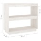Bücherregal Weiß 80x35x71 cm Massivholz Kiefer Bücherregal Weiß 80x35x71 cm Massivholz Kiefer