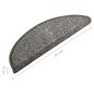 vidaXL Treppenmatten 15 Stk. Anthrazit 65x21x4 cm vidaXL Treppenmatten 15 Stk. Anthrazit 65x21x4 cm
