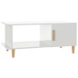 Couchtisch Hochglanz-Weiß 90x50x40 cm Holzwerkstoff Couchtisch Hochglanz-Weiß 90x50x40 cm Holzwerkstoff