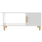 Couchtisch Hochglanz-Weiß 90x50x40 cm Holzwerkstoff Couchtisch Hochglanz-Weiß 90x50x40 cm Holzwerkstoff