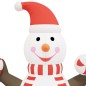 Aufblasbarer Schneemann mit LEDs 630 cm Aufblasbarer Schneemann mit LEDs 630 cm