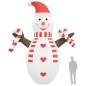 Aufblasbarer Schneemann mit LEDs 630 cm Aufblasbarer Schneemann mit LEDs 630 cm