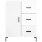 vidaXL Highboard Hochglanz-Weiß 69,5x34x180 cm Holzwerkstoff vidaXL Highboard Hochglanz-Weiß 69,5x34x180 cm Holzwerkstoff
