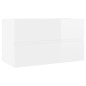 Waschbeckenunterschrank Hochglanz-Weiß 80x38,5x45 cm Waschbeckenunterschrank Hochglanz-Weiß 80x38,5x45 cm