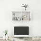 TV-Wandschrank Weiß 37x37x72 cm Holzwerkstoff TV-Wandschrank Weiß 37x37x72 cm Holzwerkstoff