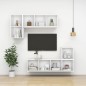 TV-Wandschrank Weiß 37x37x72 cm Holzwerkstoff TV-Wandschrank Weiß 37x37x72 cm Holzwerkstoff