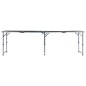 Klappbarer Bier-Pong-Tisch 240 cm Schwarz Klappbarer Bier-Pong-Tisch 240 cm Schwarz