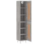 Highboard Grau Sonoma 34,5x34x180 cm Holzwerkstoff Highboard Grau Sonoma 34,5x34x180 cm Holzwerkstoff