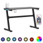 Gaming-Schreibtisch mit LED und Z-Gestell Schwarz 110x60x75 cm Gaming-Schreibtisch mit LED und Z-Gestell Schwarz 110x60x75 cm