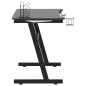 Gaming-Schreibtisch mit LED und Z-Gestell Schwarz 110x60x75 cm Gaming-Schreibtisch mit LED und Z-Gestell Schwarz 110x60x75 cm