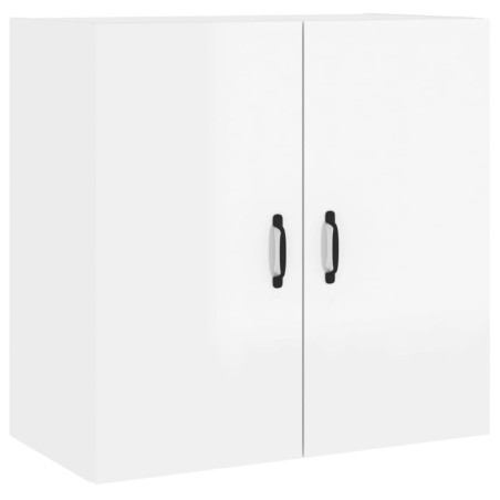 vidaXL Wandschrank Hochglanz-Weiß 60x31x60 cm Holzwerkstoff