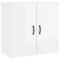 vidaXL Wandschrank Hochglanz-Weiß 60x31x60 cm Holzwerkstoff vidaXL Wandschrank Hochglanz-Weiß 60x31x60 cm Holzwerkstoff