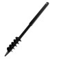 Bohrer mit Griff 80 mm Doppelspirale Schwarz Bohrer mit Griff 80 mm Doppelspirale Schwarz