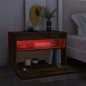 TV-Schrank mit LED-Leuchten Räuchereiche 60x35x40 cm TV-Schrank mit LED-Leuchten Räuchereiche 60x35x40 cm