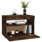 TV-Schrank mit LED-Leuchten Räuchereiche 60x35x40 cm TV-Schrank mit LED-Leuchten Räuchereiche 60x35x40 cm