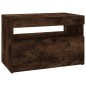 TV-Schrank mit LED-Leuchten Räuchereiche 60x35x40 cm TV-Schrank mit LED-Leuchten Räuchereiche 60x35x40 cm