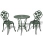 3-tlg. Bistro-Set Aluminiumguss Grün 3-tlg. Bistro-Set Aluminiumguss Grün