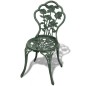 3-tlg. Bistro-Set Aluminiumguss Grün 3-tlg. Bistro-Set Aluminiumguss Grün