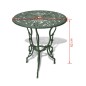 3-tlg. Bistro-Set Aluminiumguss Grün 3-tlg. Bistro-Set Aluminiumguss Grün