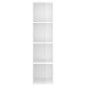 TV-Wandschrank Hochglanz-Weiß 37x37x142,5 cm Holzwerkstoff TV-Wandschrank Hochglanz-Weiß 37x37x142,5 cm Holzwerkstoff