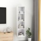 TV-Wandschrank Hochglanz-Weiß 37x37x142,5 cm Holzwerkstoff TV-Wandschrank Hochglanz-Weiß 37x37x142,5 cm Holzwerkstoff