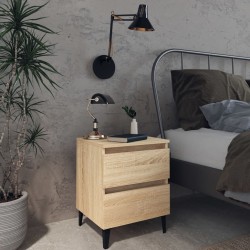 vidaXL Nachttisch Sonoma-Eiche 40x35x50 cm Holzwerkstoff