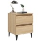 vidaXL Nachttisch Sonoma-Eiche 40x35x50 cm Holzwerkstoff vidaXL Nachttisch Sonoma-Eiche 40x35x50 cm Holzwerkstoff