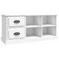 TV-Schrank Weiß 102x35,5x47,5 cm Holzwerkstoff TV-Schrank Weiß 102x35,5x47,5 cm Holzwerkstoff