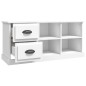 TV-Schrank Weiß 102x35,5x47,5 cm Holzwerkstoff TV-Schrank Weiß 102x35,5x47,5 cm Holzwerkstoff