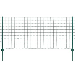 vidaXL Metallzaun Stahl 20 x 0,8 m Grün